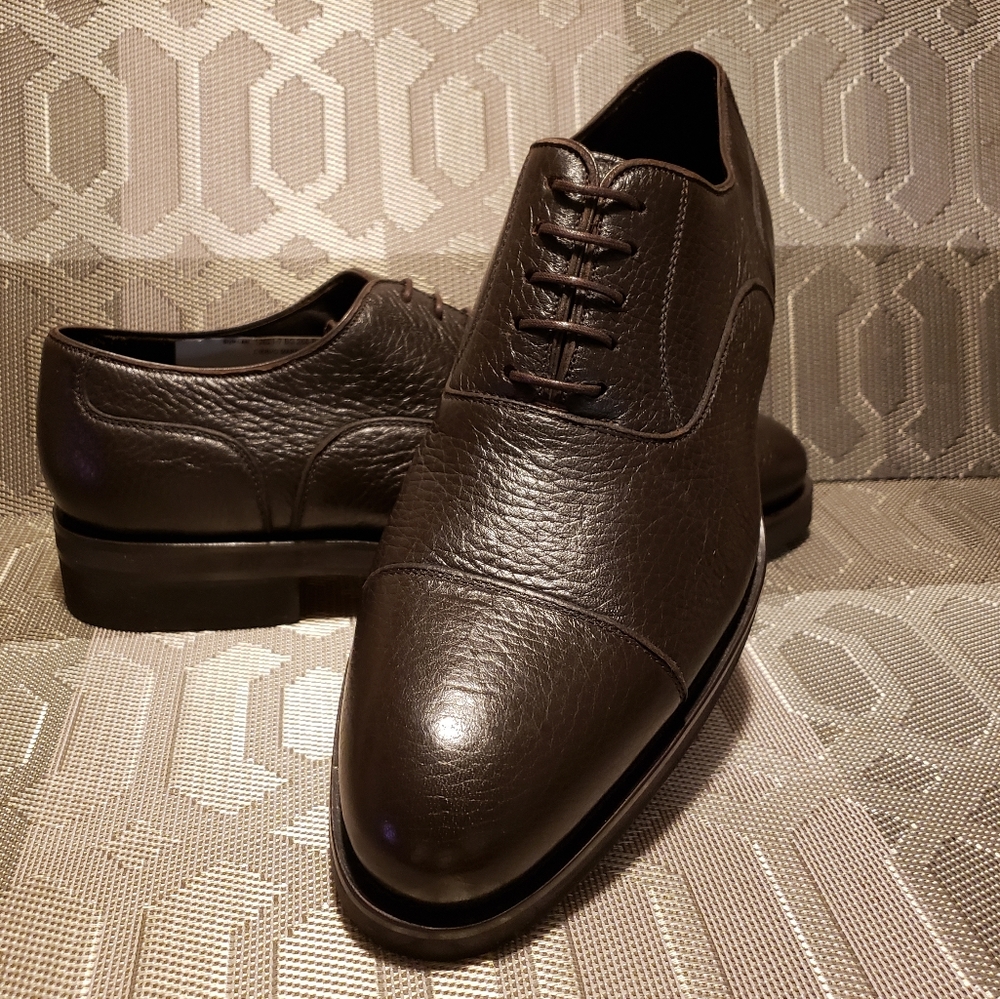 Bergdorf Goodman Chocolate Oxford Shoe